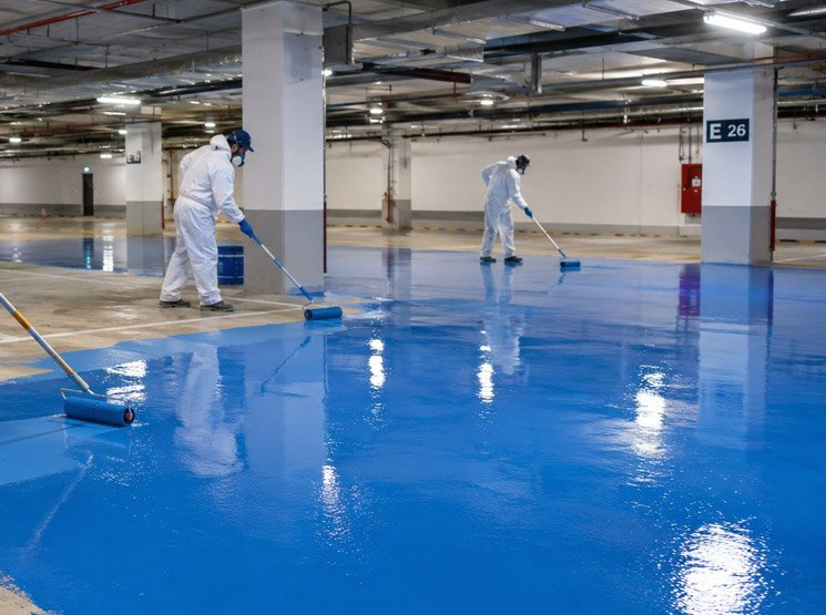 Impermeabilización de parkings y garajes interiores en Huarte/Uharte y resto de Navarra Poliurea para granjas y naves agrícolas en Huarte/Uharte y resto de Navarra